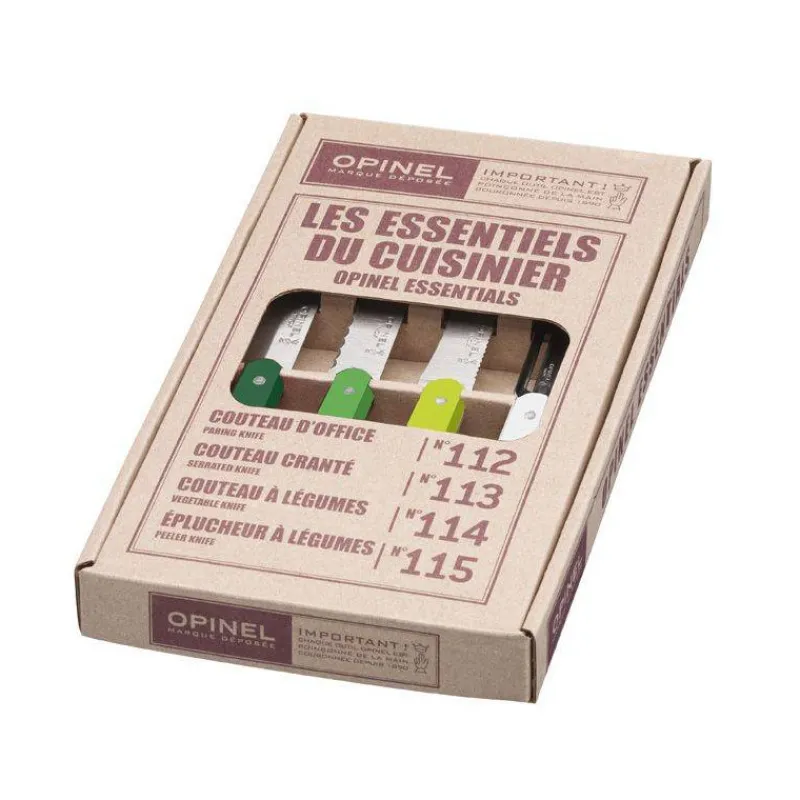 Economes Et Eplucheurs | Couteaux D'office-OPINEL Coffret Les Essentiels PRIMAVERA  - office, universel, économe, bec oiseau -