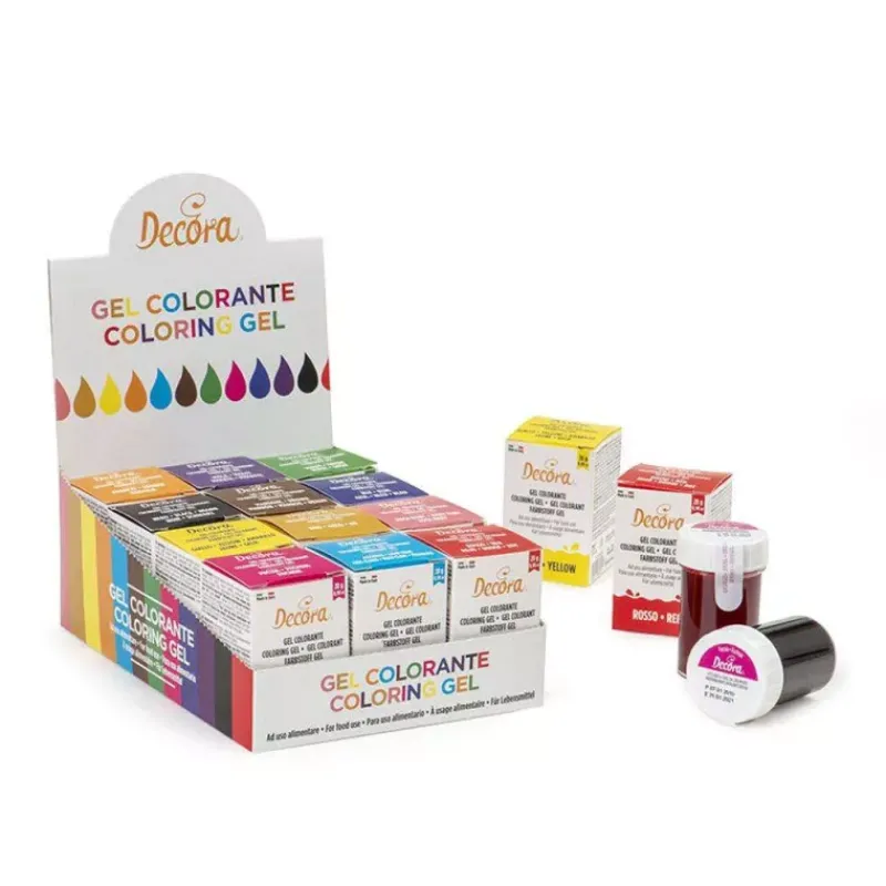 Colorants-Decora Colorant alimentaire Gel POT de 28 g  ROSE Tendre