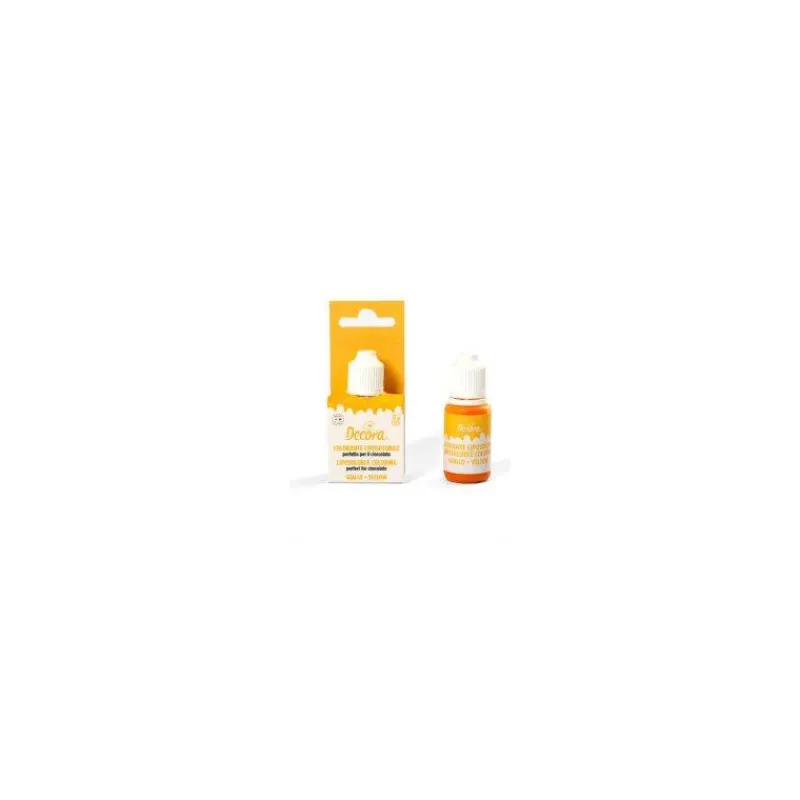 Colorants | Décors Alimentaires-Decora Colorant alimentaire liposoluble Flacon de 15g  Jaune