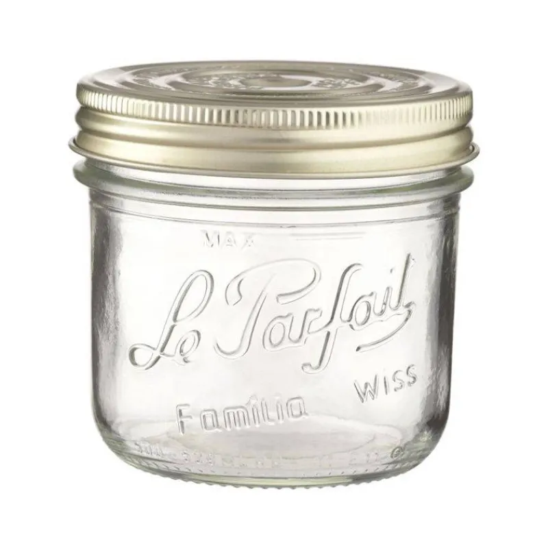 Bocaux De Conservation | Bocaux Le Parfait Bocal Conservation-Le Parfait CONSERVE Bocal à visser en verre complète Familia WISS 350g