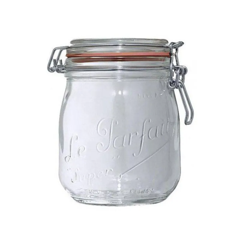 Bocaux De Conservation | Bocaux Le Parfait Bocal Conservation-Le Parfait CONSERVE Bocal en verre avec couvercle et caoutchouc 0.75 L