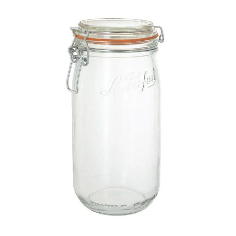 Bocaux De Conservation | Bocaux Le Parfait Bocal Conservation-Le Parfait CONSERVE Bocal en verre avec couvercle et caoutchouc 1.5 L