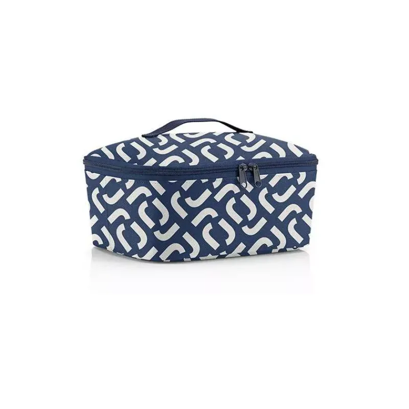 Sacs Isothermes-reisenthel COOLERBAG M Pocket Lunch box isotherme Pique Nique Signature NAVY