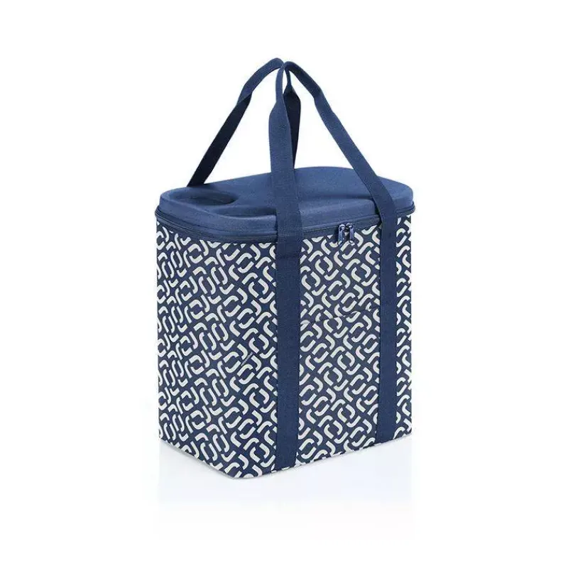 Sacs Isothermes | Chariots Et Paniers Isothermes-reisenthel COOLERBAG XL Sac de courses isotherme Glaçière Signature Navy
