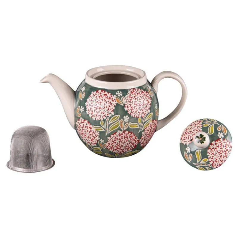 Théières, Cafetières Et Accessoires-TABLE PASSION COTTAGE Théière avec filtre 1 L en Grès