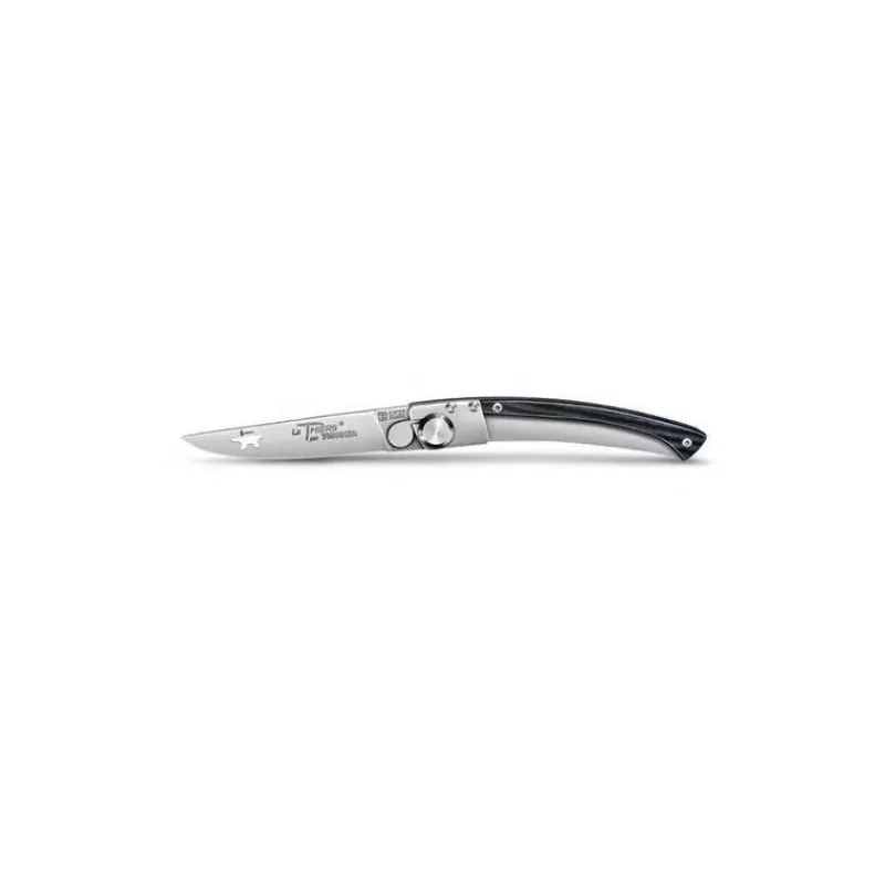 Couteaux De Poche-FISCHER Couteau de poche fermant Le Thiers N°8  Micarta Noir