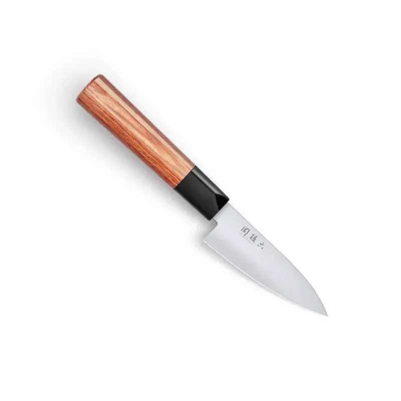 Couteaux Japonais | Couteaux D'office-KAI Couteau Japonais 10 cm d'office SEKI MAGOROKU RED WOOD