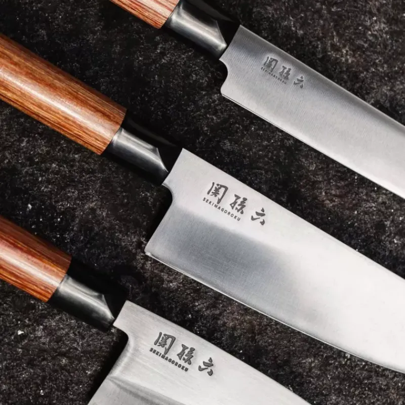 Couteaux Japonais | Couteau À Jambon-KAI Couteau Japonais à jambon 20 cm SEKI MAGOROKU RED WOOD