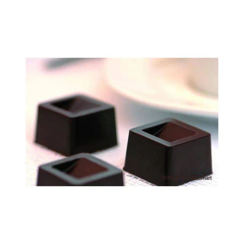 Moules Silikomart | Moules À Gâteaux Silicone-SilikoMart CUBO Moule Décoration Chocolat en silicone