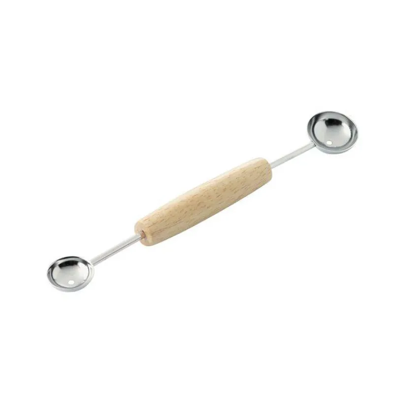 Préparer Les Fruits Et Légumes-La Casserolerie Cuillère Parisienne Double Bois Inox