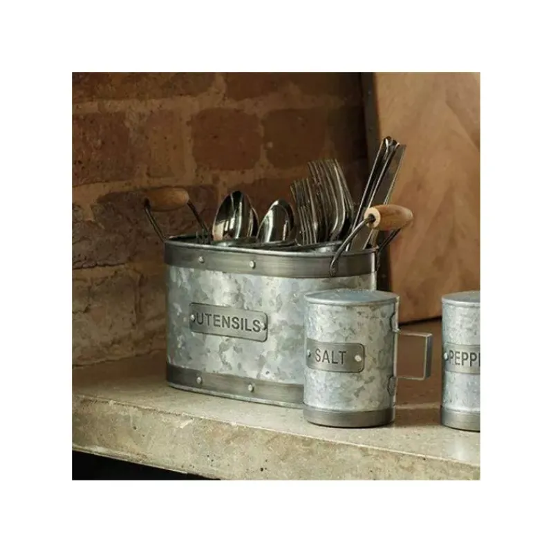 Pots À Ustensiles-Kitchen Craft Cuisine industrielle Pot à ustensiles et à couverts KitchenCraft