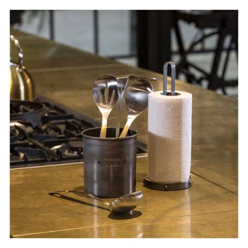 Dévidoirs À Poser | Porte-serviettes Et Dévidoirs-Kitchen Craft Cuisine Industrielle Support dévidoir essuie tout KitchenCraft
