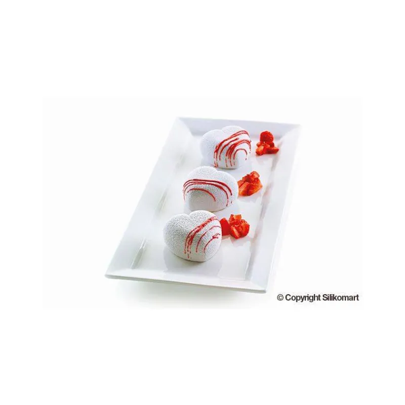 Thème Saint Valentin | Moules Silikomart-SilikoMart CUORICINO Mini Moule Coeur en silicone 3Design    SC