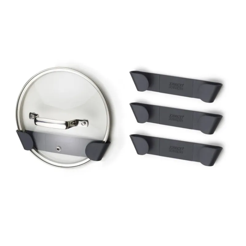 Rangements Pour La Vaisselle | Rangements À Couvercles-Joseph Joseph CupboardStore Rangement porte couvercles pour placard - les 4