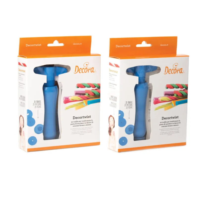 Ustensiles De Décors-Decora DECORTWIST Ustensile pour Pâte à sucre avec 20 embouts