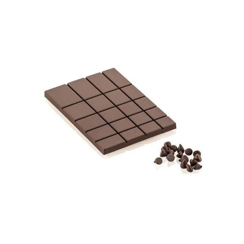 Moules Silikomart | Moules À Gâteaux Silicone-SilikoMart DEGUSTA 01 Moule à chocolats Chocado Polycarbonate - 4 Tablettes