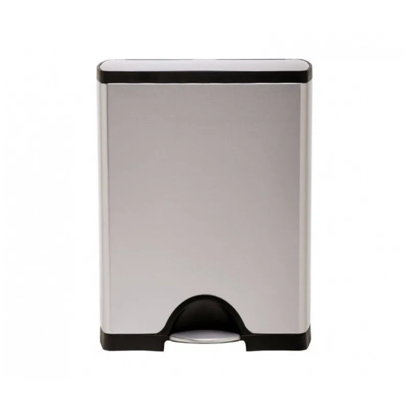 Poubelles De Tri Sélectif-simplehuman DELUXE Poubelle rectangulaire Tri sélectif 46 L