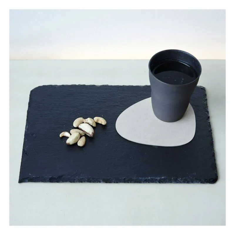 Sets De Tables | Dessous De Verres-LINDDNA Dessous de verre NUPO en cuir recyclé 11 x 13  Bleu ciel