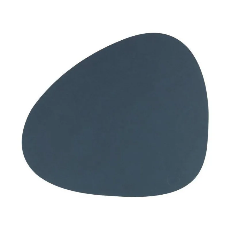 Sets De Tables | Dessous De Verres-LINDDNA Dessous de verre NUPO en cuir recyclé 11 x 13  Bleu foncé
