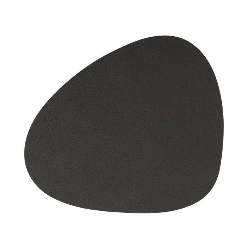 Sets De Tables | Dessous De Verres-LINDDNA Dessous de verre NUPO en cuir recyclé 11 x 13 Noir