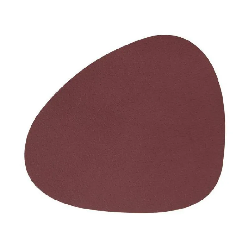 Sets De Tables | Dessous De Verres-LINDDNA Dessous de verre NUPO en cuir recyclé 11 x 13  rouge
