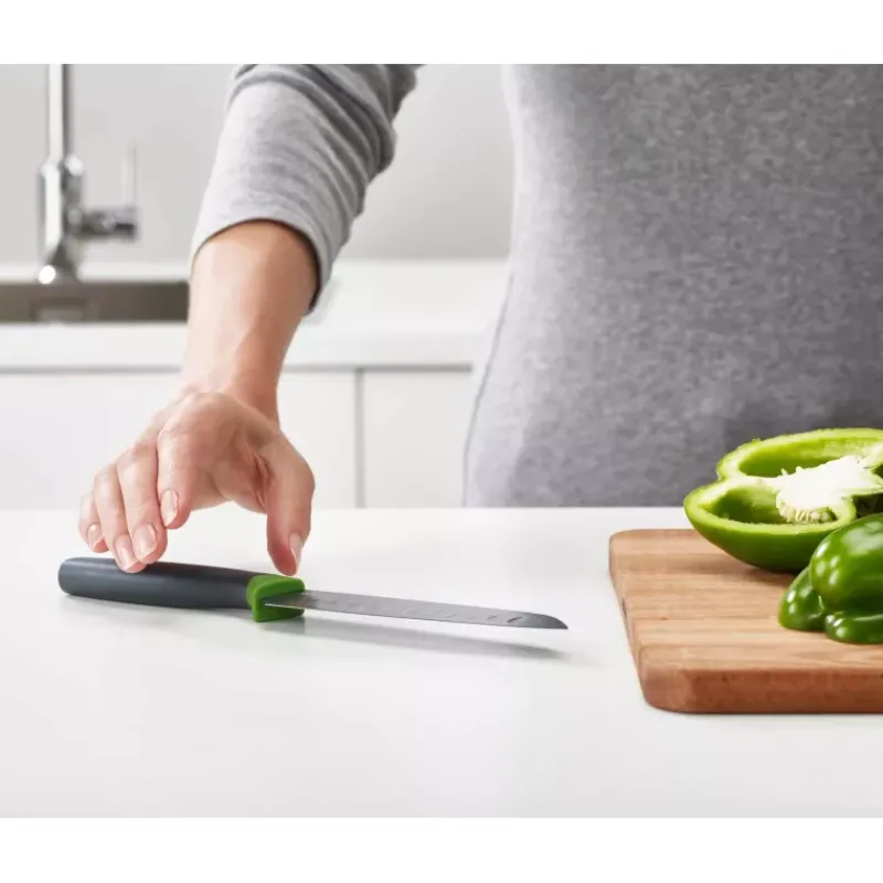Planches À Découper En Polypropylène | Coffrets Couteaux Cuisine-Joseph Joseph DoorStore Chope Ensemble 4 couteaux avec rangement placard intégré