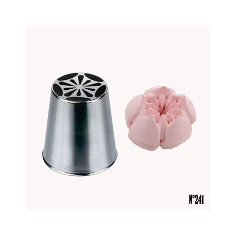 Douilles-De Buyer Douille Russe à fleur N°241 large Inox