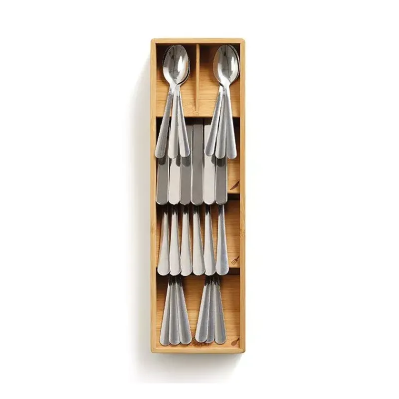 Rangement Pour Placards Tiroirs-Joseph Joseph Drawer Store Bamboo Range couverts pour tiroir
