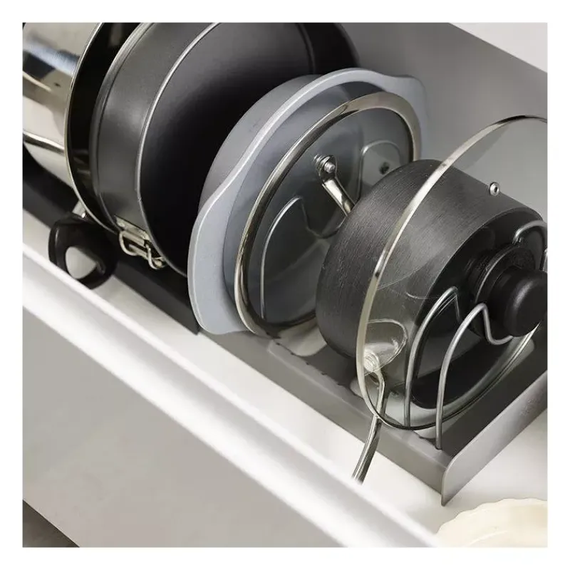 Rangements Pour La Vaisselle | Rangements À Couvercles-Joseph Joseph Drawer Store Rangement casseroles couvercles plats ronds extensible