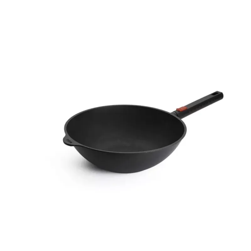 Woks Revêtements Anti-adhérents | Woks En Fonte Aluminium-Woll Eco LITE induction QXR wok en fonte d'aluminium D30