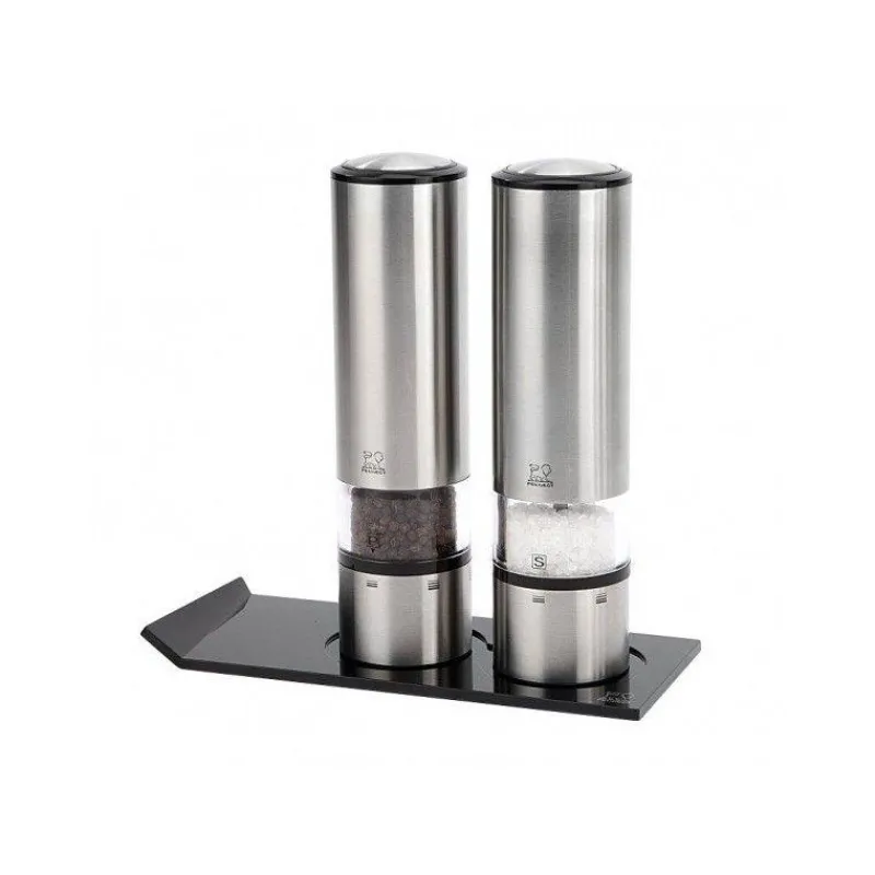 Moulins Électriques | Moulins À Sel-PEUGEOT ELIS SENSE Moulin à Poivre et à Sel électrique Duo Coffret Prestige