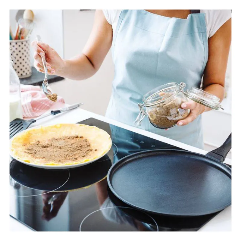 Crêpes | Poêles Avec Revêtement Anti-adhérent-BEKA ENERGY Poêle à Crêpes Crêpière Fonte Aluminium revêtement céramique D25