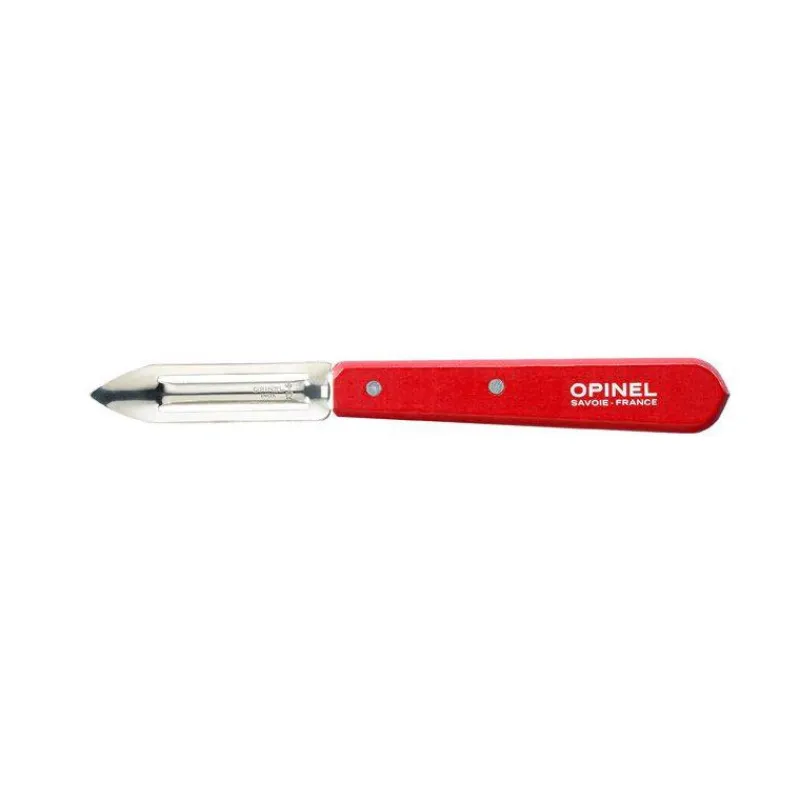 Economes Et Eplucheurs-OPINEL Eplucheur Microdenté Peaux fines N°115   Rouge