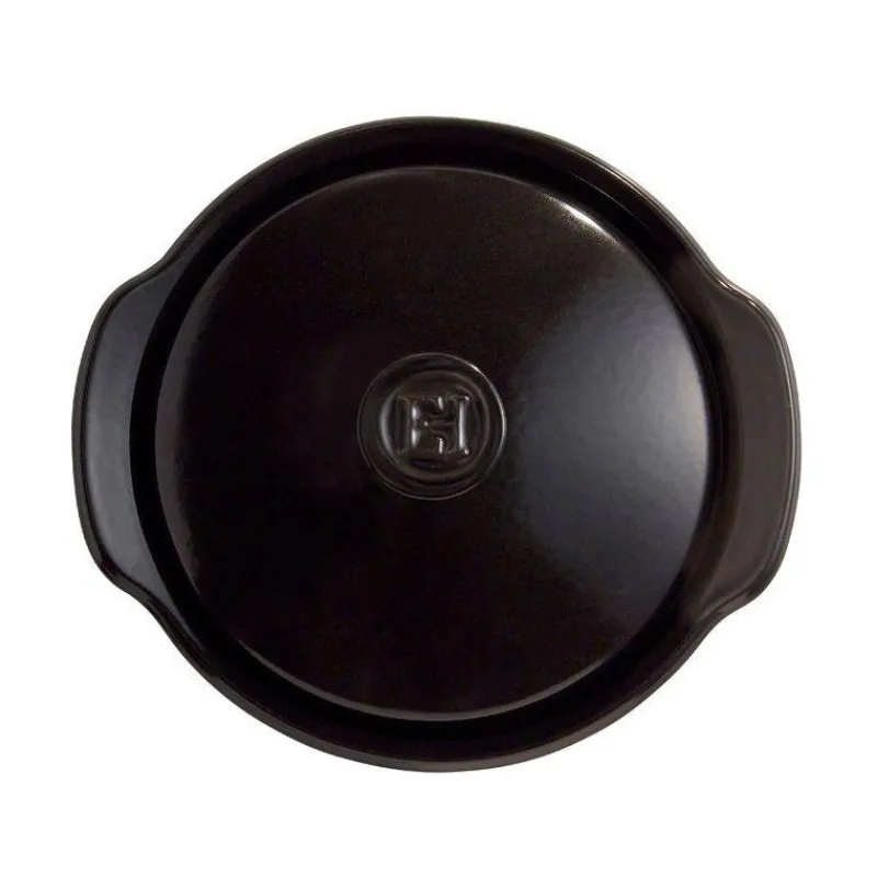 Faitouts Avec Revêtement | Faitouts-Emile HENRY Faitout One Pot  D22 4L  Céramique Flame Fusain SC