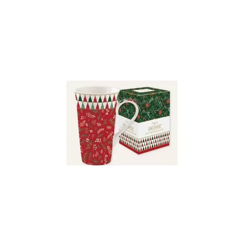 Mugs-Easy Life FANCY CHRISTMAS  coffret 1 mégamug 60cl en porcelaine
