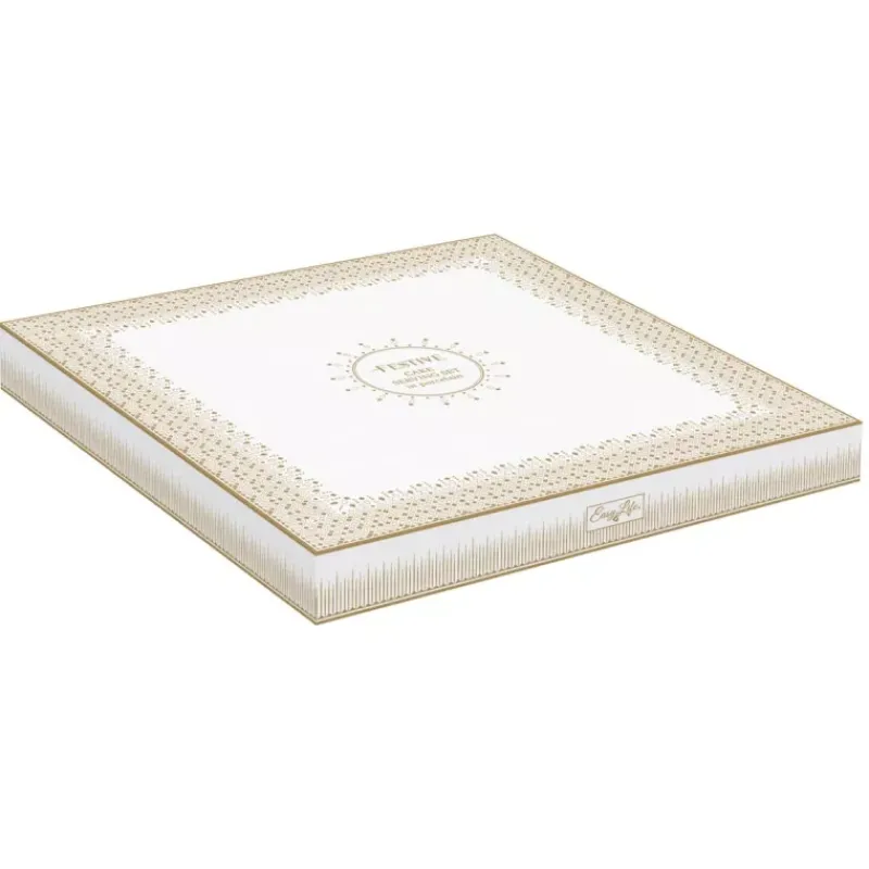 Plats À Gâteaux-Easy Life FESTIVE Plat à tarte D32 cm avec pelle en porcelaine