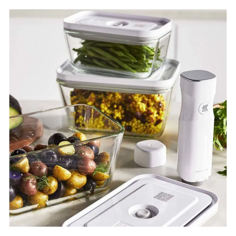 Conservation Sous-vide Fresh & Save | Conservation Sous-vide-ZWILLING FRESH & SAVE Boite en verre sous-vide Taille L 2 L
