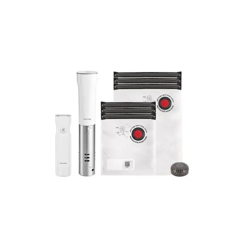 Machines Sous Vide-ZWILLING FRESH & SAVE Set de démarrage Pompe mise sous vide et Thermoplongeur avec sacs SC