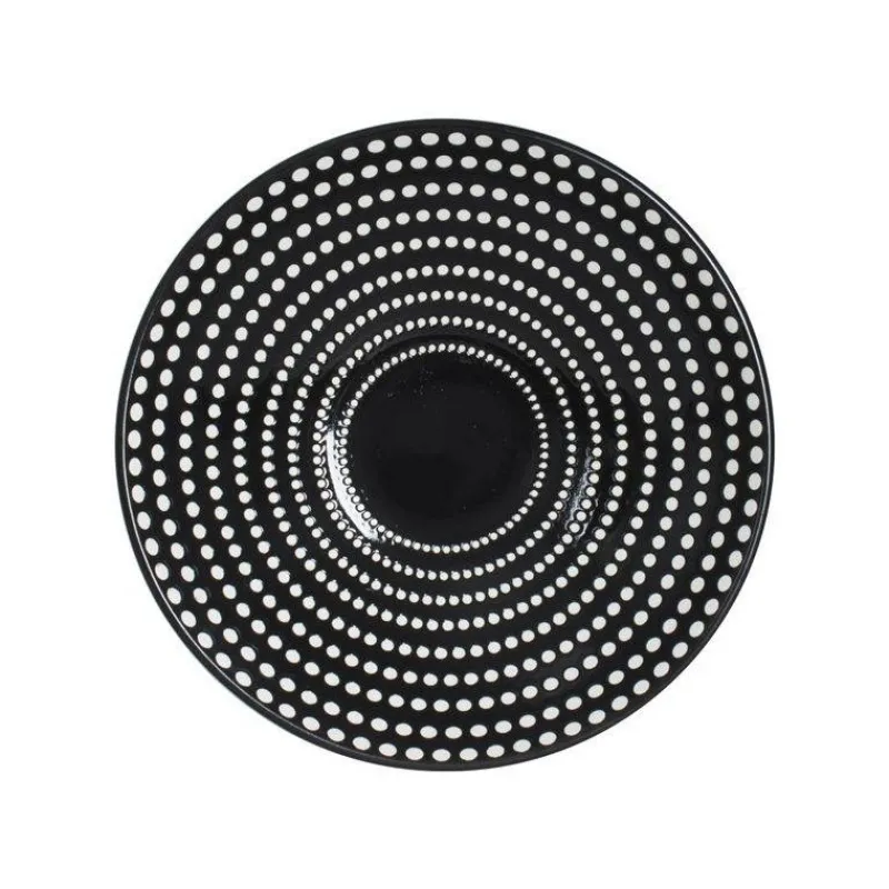 Assiettes Creuses-TABLE PASSION GALAXY POIS Assiette Creuse calotte en Grès D19