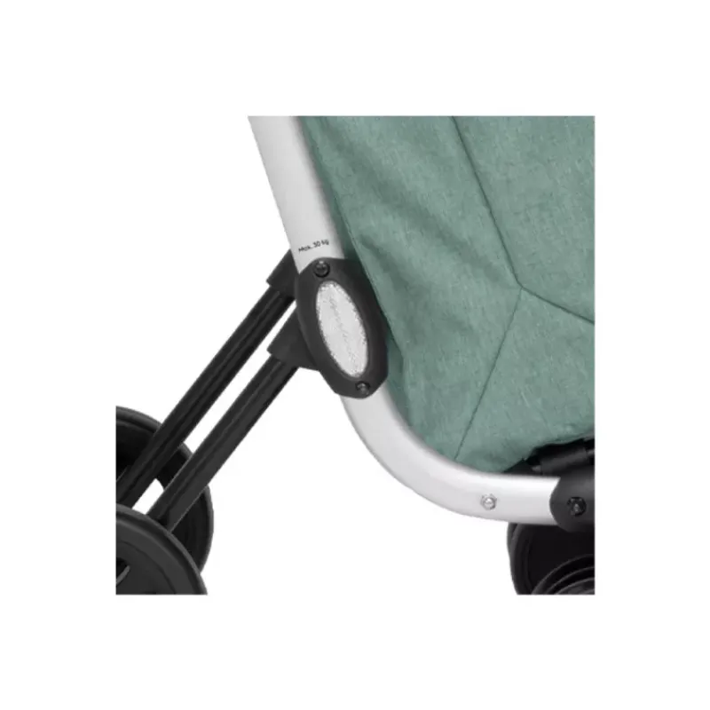 Chariots Et Paniers Isothermes-Playmarket GO LITE Poussette de marché Chariot de courses isotherme 6 roues Vert d'eau