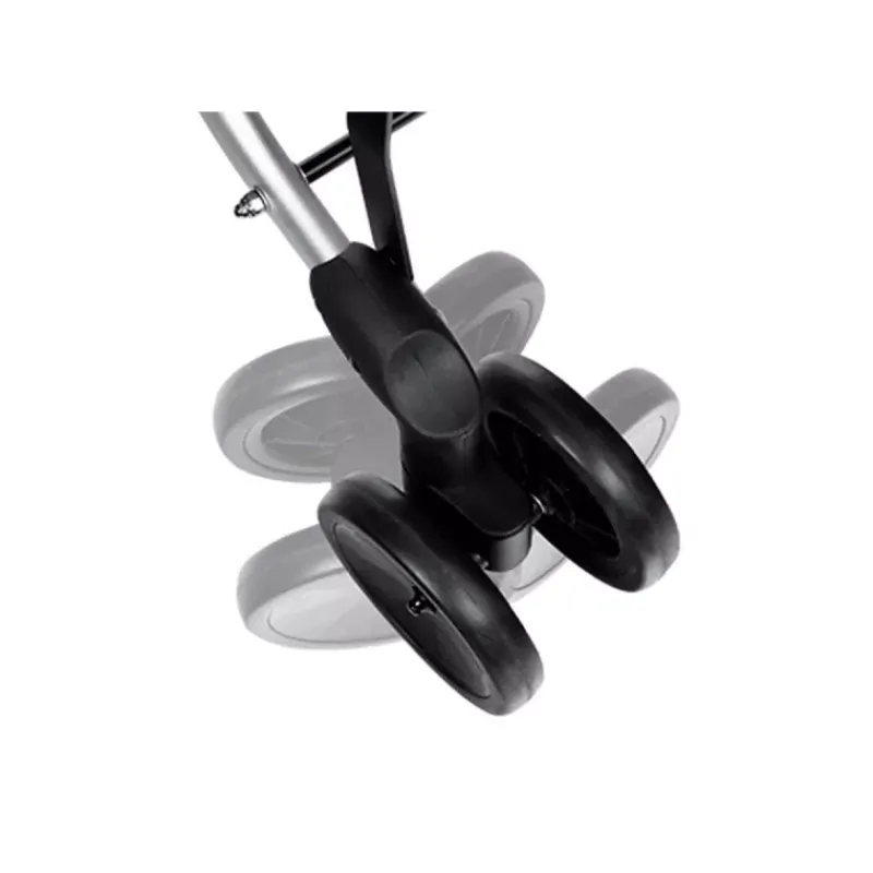 Chariots Et Paniers Isothermes-Playmarket GO LITE Poussette de marché Charriot de courses isotherme 6 roues Noir