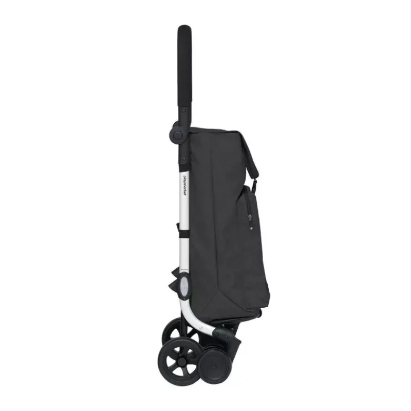 Chariots Et Paniers Isothermes-Playmarket GO LITE Poussette de marché Charriot de courses isotherme 6 roues Noir