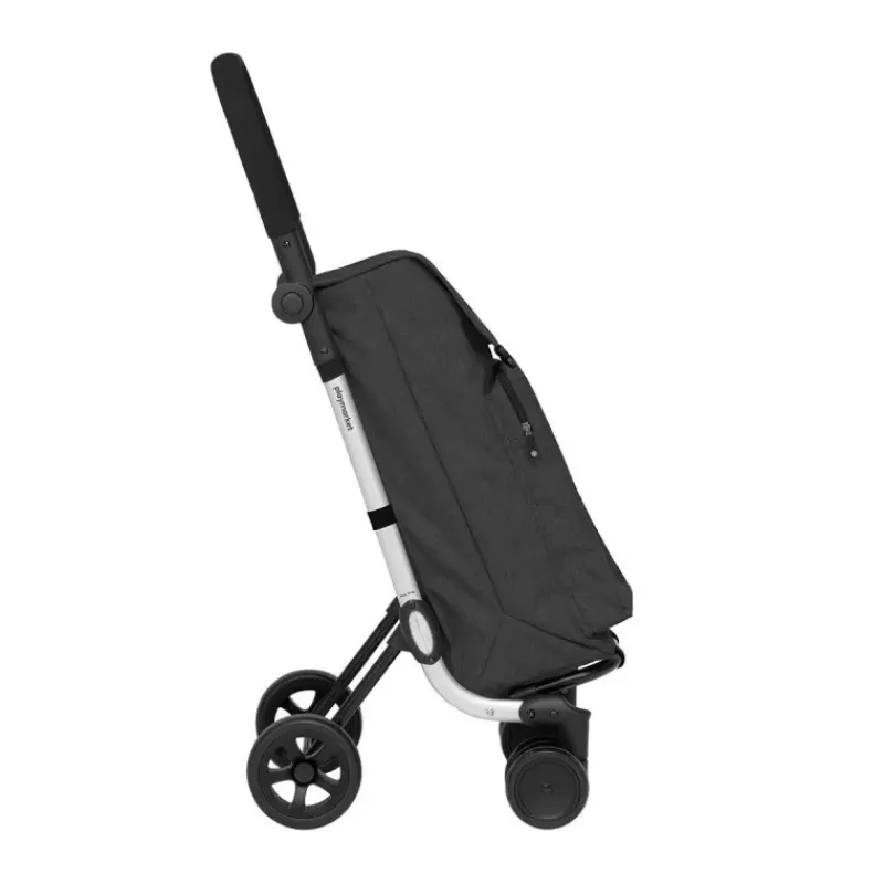 Chariots Et Paniers Isothermes-Playmarket GO LITE Poussette de marché Charriot de courses isotherme 6 roues Noir