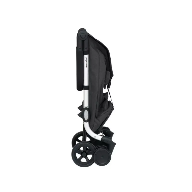 Chariots Et Paniers Isothermes-Playmarket GO LITE Poussette de marché Charriot de courses isotherme 6 roues Noir