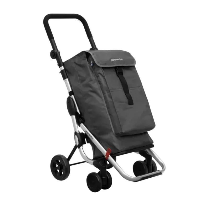Poussettes De Marché-Playmarket GO UP Original Poussette de marché Chariot de courses 6 roues Gris Anthracite
