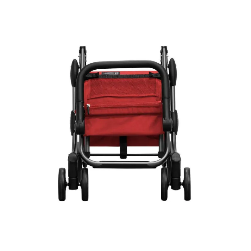 Poussettes De Marché-Playmarket GO UP Premium Poussette de marché Chariot de courses 6 roues Rouge Chili