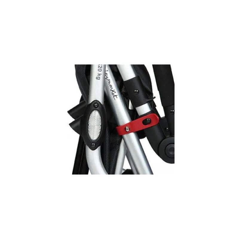 Poussettes De Marché-Playmarket GO UP Premium Poussette de marché Chariot de courses 6 roues Rouge Chili