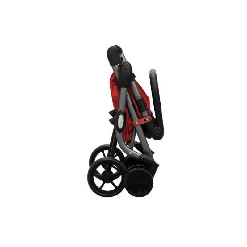 Poussettes De Marché-Playmarket GO UP Premium Poussette de marché Chariot de courses 6 roues Rouge Chili