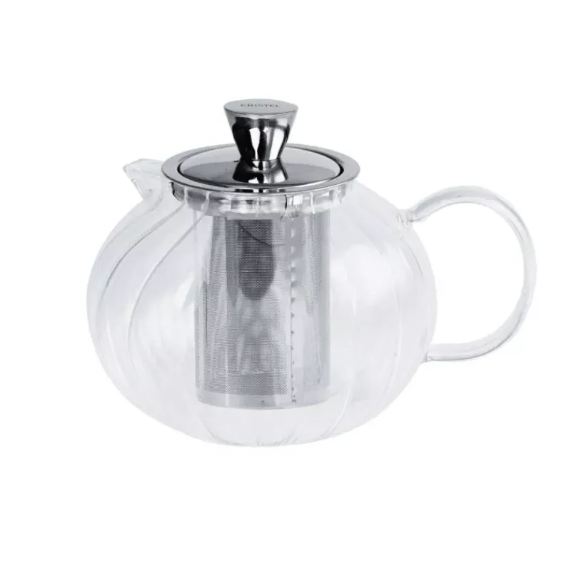 Théières, Cafetières Et Accessoires-CRISTEL GYOKURO Théière en verre borosilicate avec infuseur inox   1.2 l