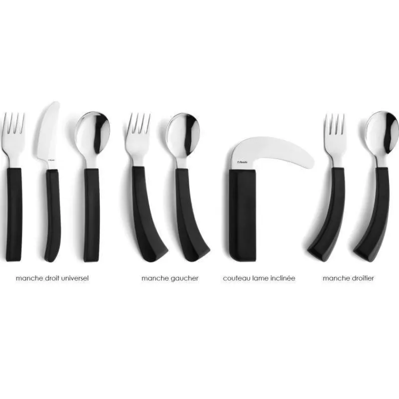 Cuillères De Table-Amefa HANDICAP 3001 Cuillère de table ergonomique pour Gaucher